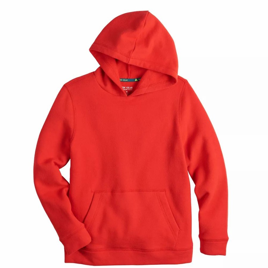 Tops * | Boys 8-20 Tek Gear Ultrasoft Fleece Hoodie In Regular & Husky