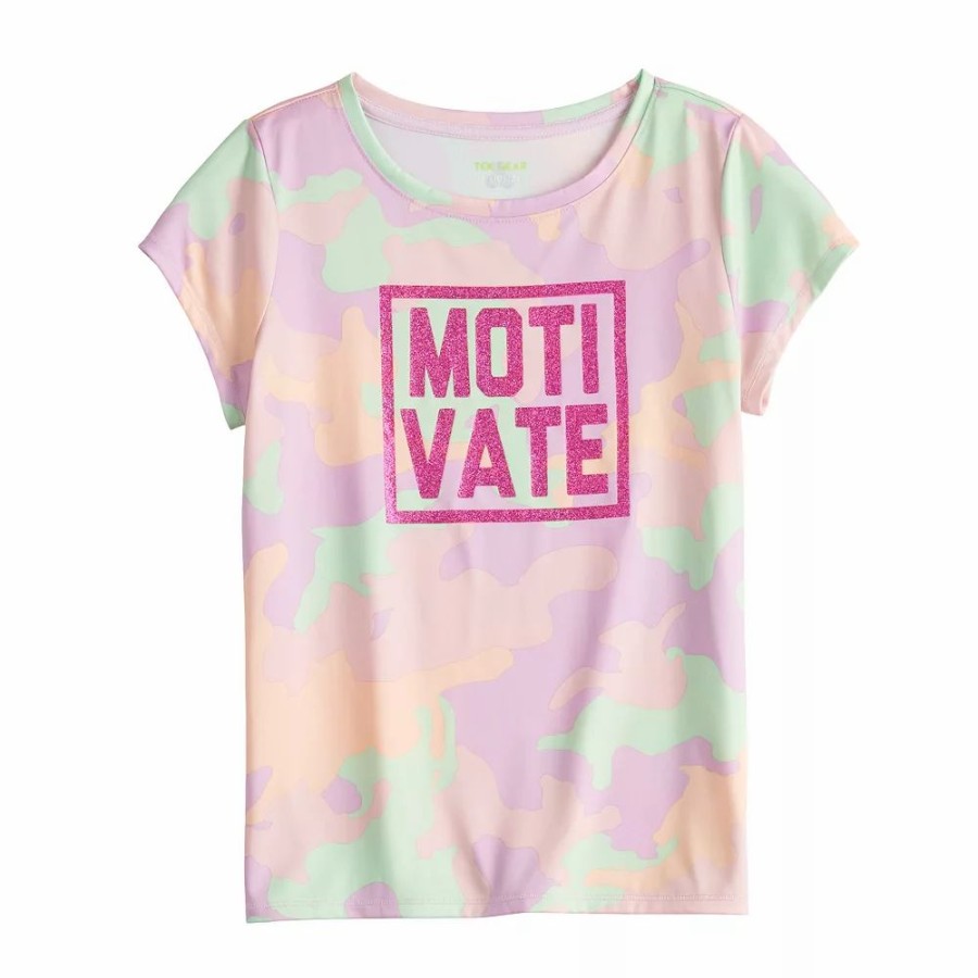 Tops * | Girls 7-16 Tek Gear Adaptive Graphic Tee