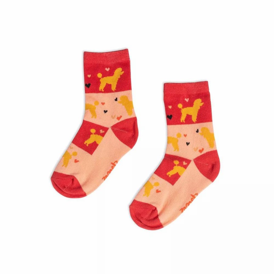 Socks & Hosiery * | Printed Socks With Dogs And Hearts