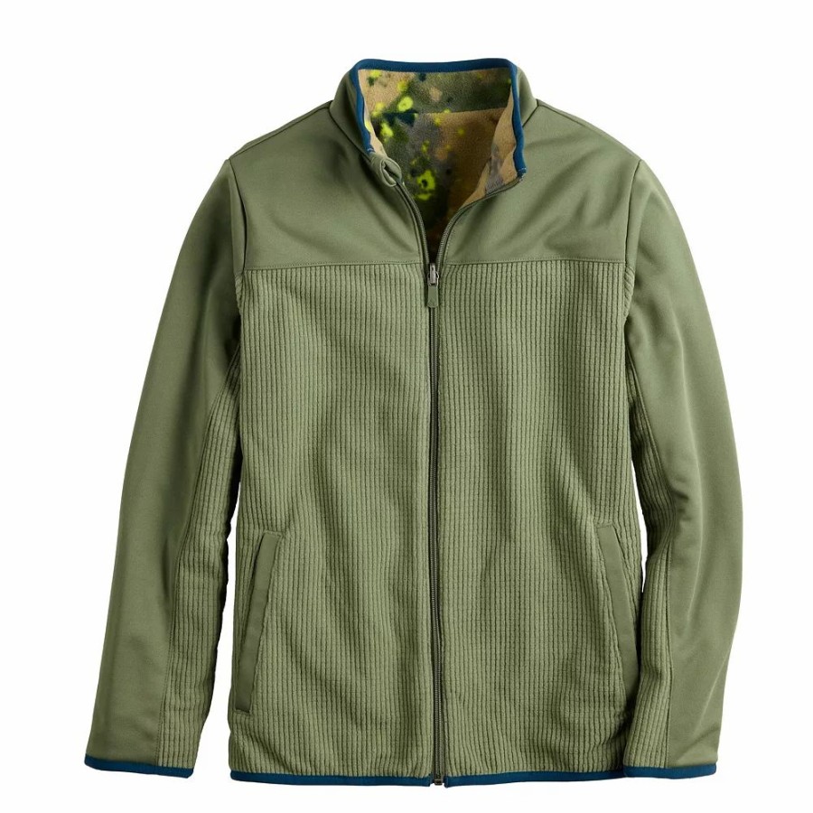 Tops * | Boys 8-20 Tek Gear Reversible Jacket In Regular & Husky