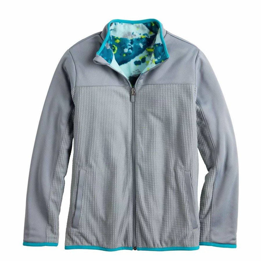 Tops * | Boys 8-20 Tek Gear Reversible Jacket In Regular & Husky