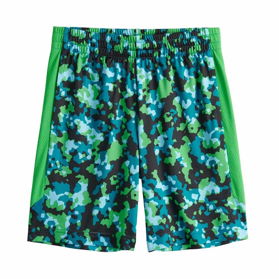 Bottoms * | Boys 8-20 Tek Gear Dry Tek Printed Shorts In Regular & Husky