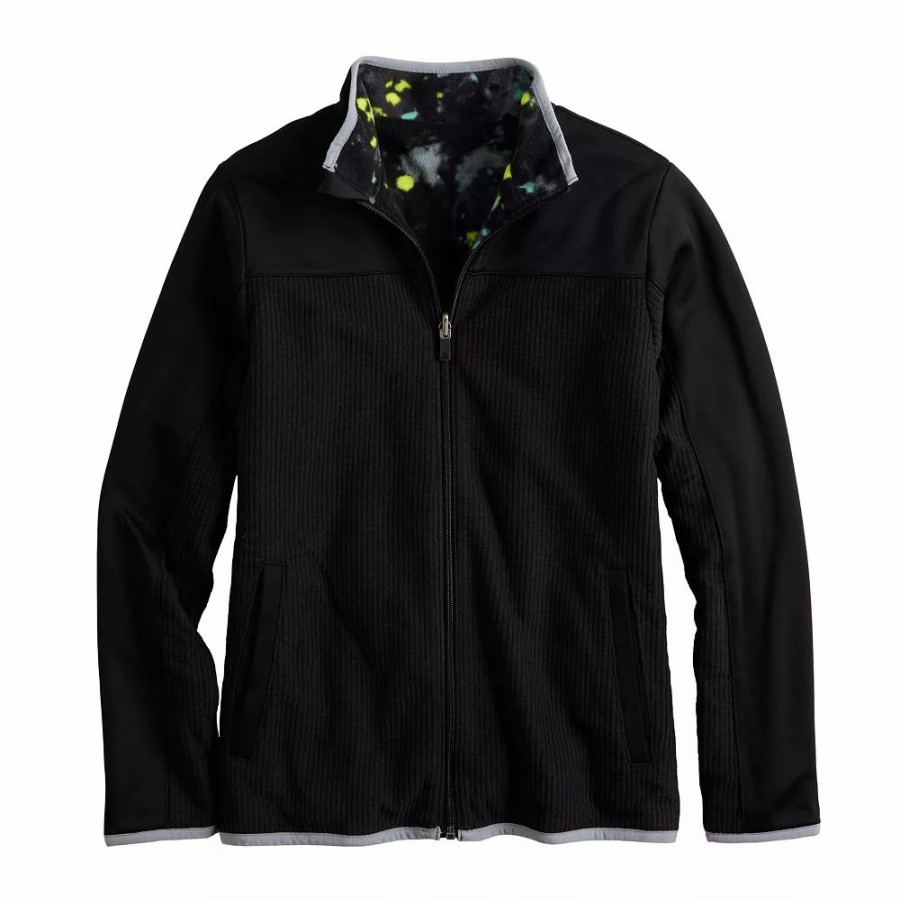 Tops * | Boys 8-20 Tek Gear Reversible Jacket In Regular & Husky