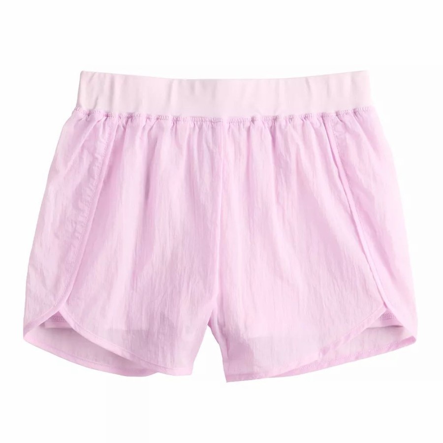 Bottoms * | Girls 7-16 Tek Gear Woven Running Shorts In Regular & Plus