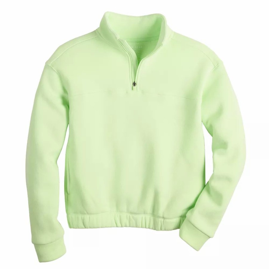 Tops * | Girls 7-16 Tek Gear Ultrasoft Fleece 1/4 Zip Pullover In Regular & Plus