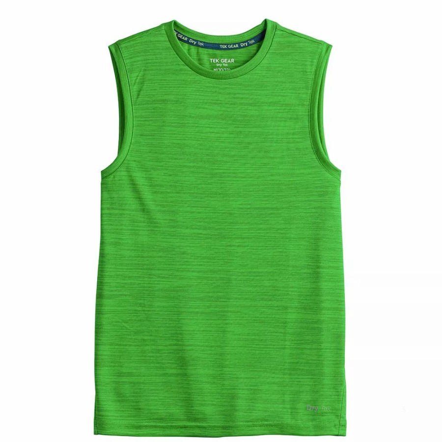 Tops * | Boys 8-20 Tek Gear Dry Tek Muscle Tank In Regular & Husky