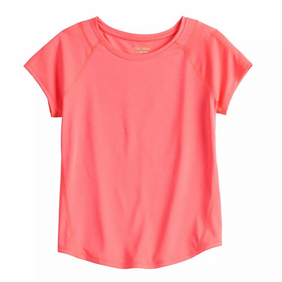 Tops * | Girls 7-16 Tek Gear Adaptive Short Sleeve Performance Tee