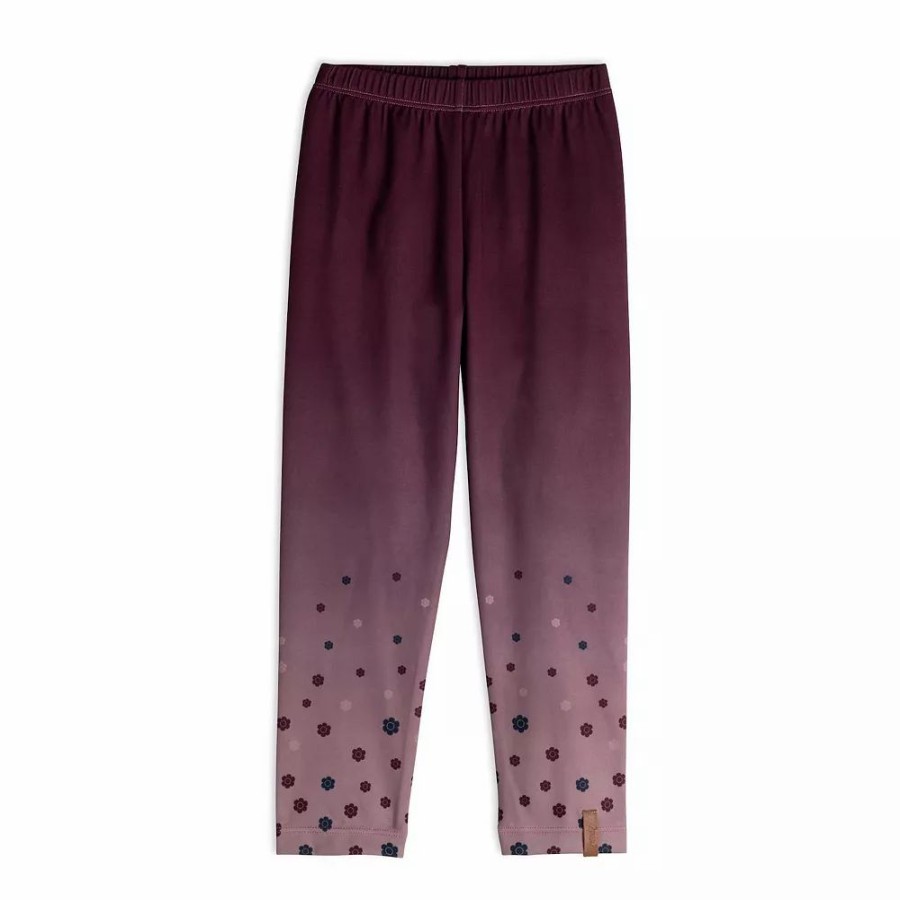 Bottoms * | Printed Flowers Legging Gradient Plum