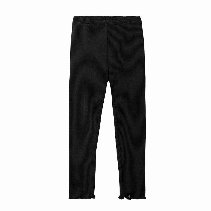 Bottoms * | Rib Legging Black