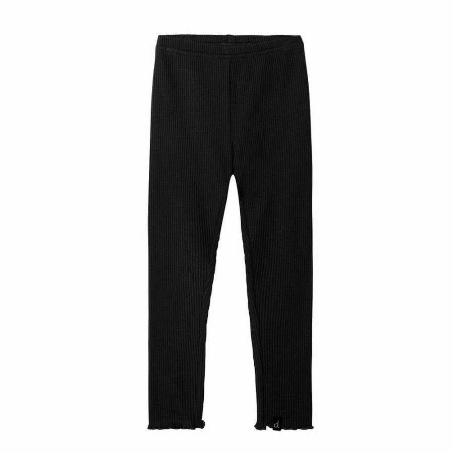 Bottoms * | Rib Legging Black