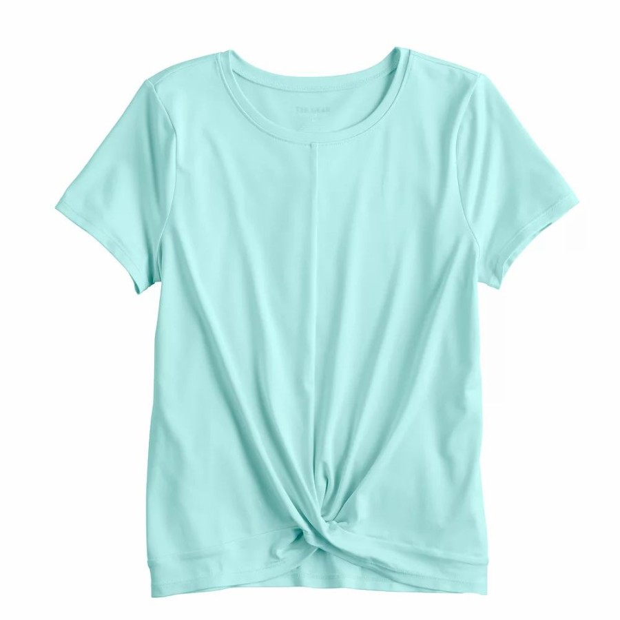 Tops * | Girls 7-16 Tek Gear Soft Tek Twist Hem Tee In Regular & Plus