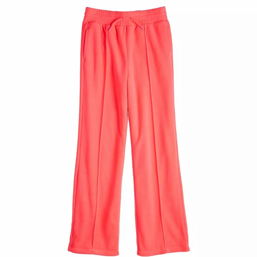 Bottoms * | Girls 7-20 Tek Gear Microfleece Wide-Leg Pants In Regular & Plus