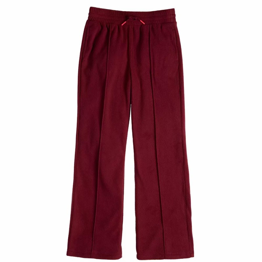 Bottoms * | Girls 7-20 Tek Gear Microfleece Wide-Leg Pants In Regular & Plus