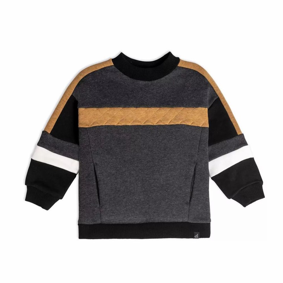 Tops * | Colorblock Fleece Top