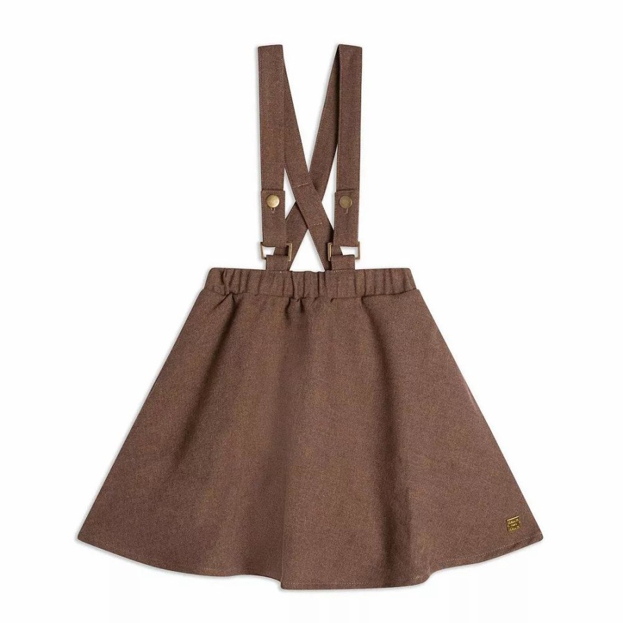 Bottoms * | Skirt With Straps Brown