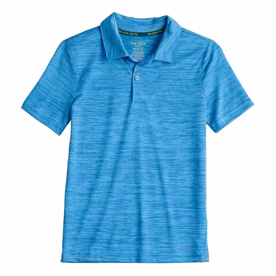 Tops * | Boys 8-20 Tek Gear Dry Tek Polo In Regular & Husky