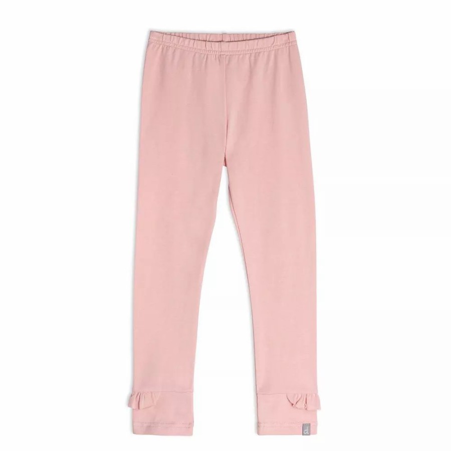 Bottoms * | Leggings With Frill Silver Pink