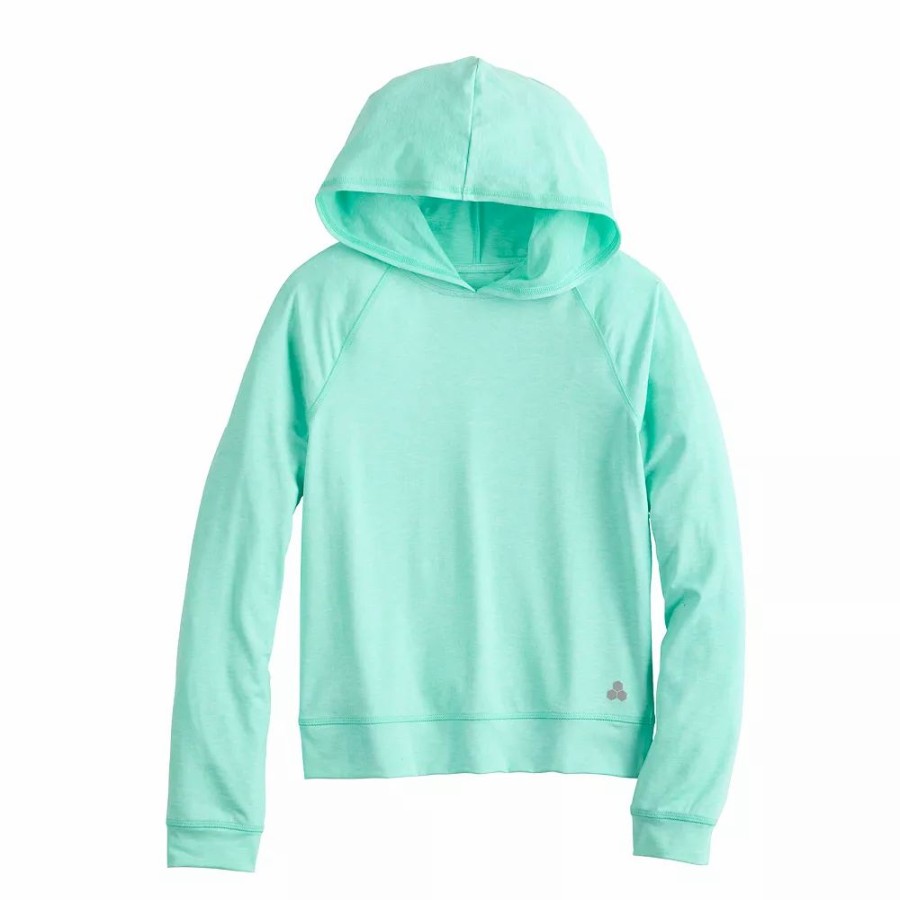 Tops * | Girls 7-16 Tek Gear Soft Tek Hoodie Tee In Regular & Plus