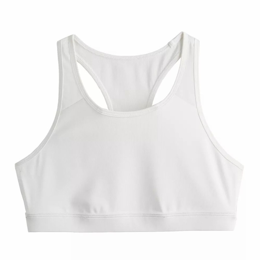 Underwear * | Girls 7-16 Tek Gear Mesh Inset Sports Bra In Regular & Plus Size