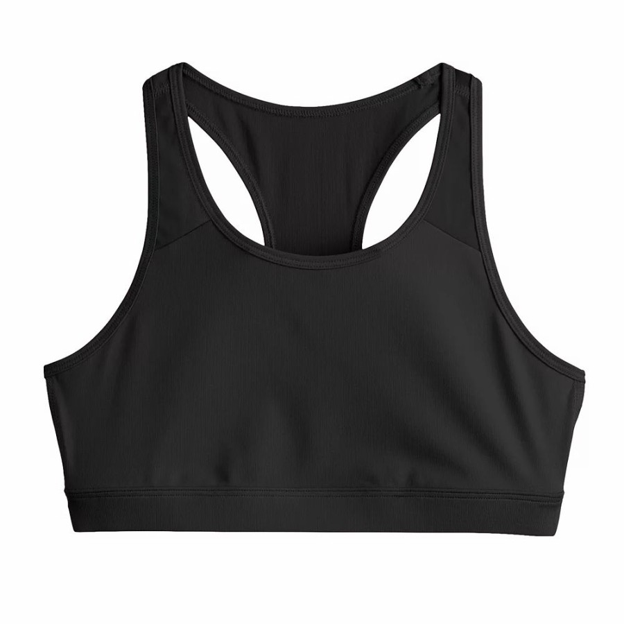 Underwear * | Girls 7-16 Tek Gear Mesh Inset Sports Bra In Regular & Plus Size