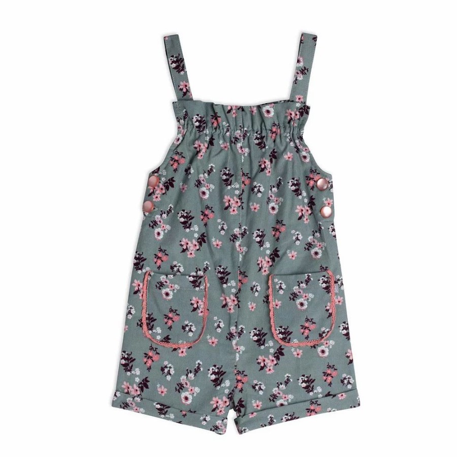 Bottoms * | Printed Flowers Cotton Romper