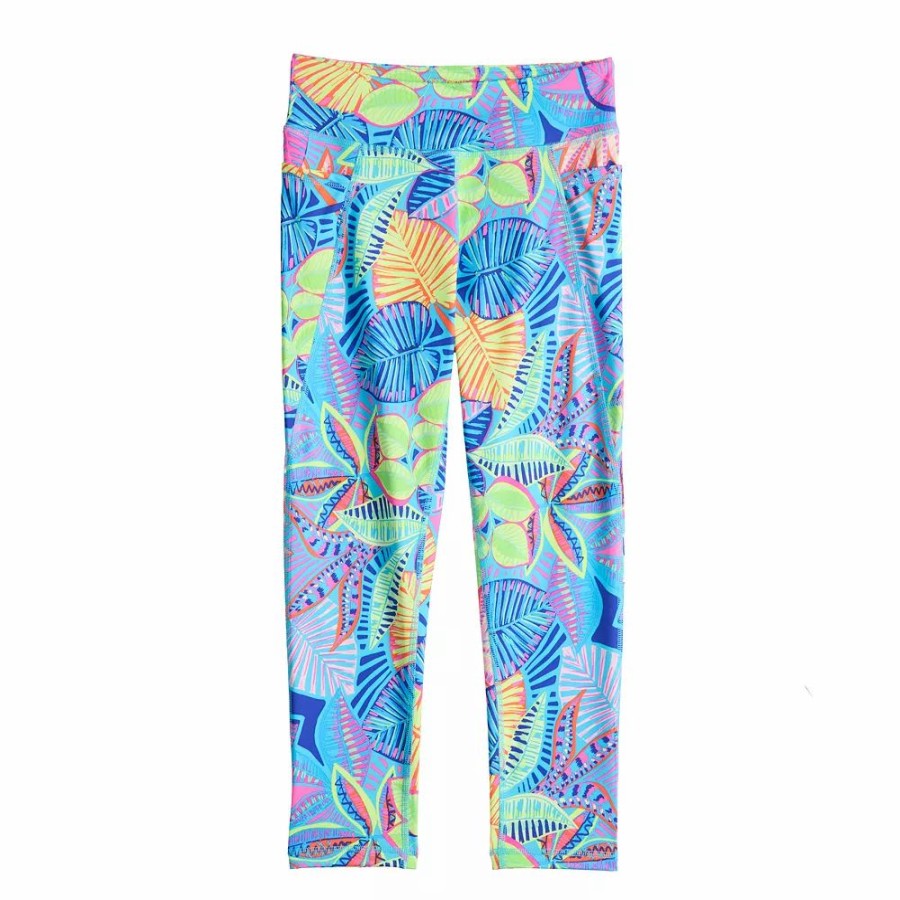 Bottoms * | Girls 7-16 Tek Gear 7/8 Performance Leggings In Regular & Plus Size