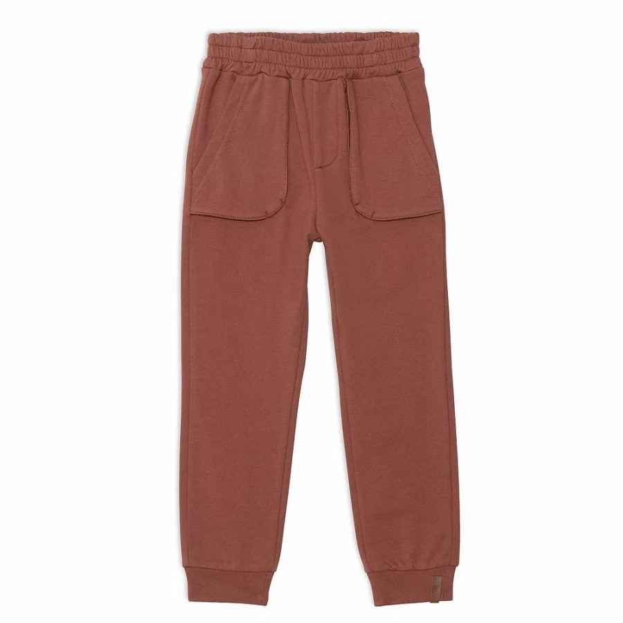 Bottoms * | Fleece Sweatpants Mocha Brown