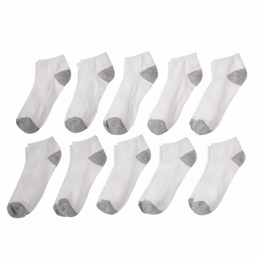 Socks & Hosiery * | Boys Tek Gear 10-Pk. Lightweight Low-Cut Performance Socks