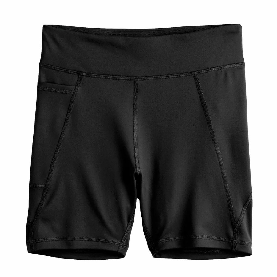 Bottoms * | Girls 7-16 Tek Gear Performance Bike Shorts In Regular & Plus Size