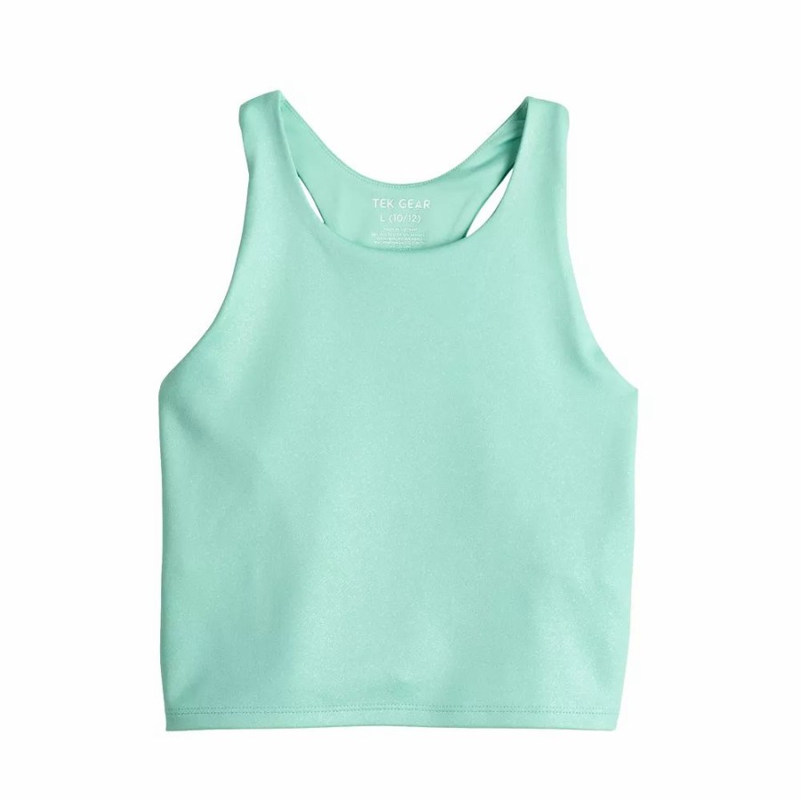 Tops * | Girls 7-20 Tek Gear Performance Longline Bra Tank Top In Regular & Plus