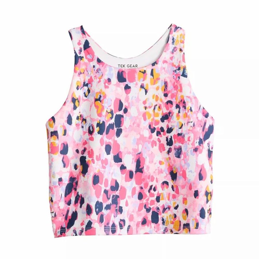 Tops * | Girls 7-20 Tek Gear Performance Longline Bra Tank Top In Regular & Plus