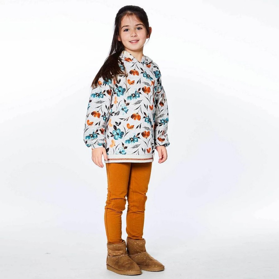 Tops * | Printed Long Sleeve Top With Pocket