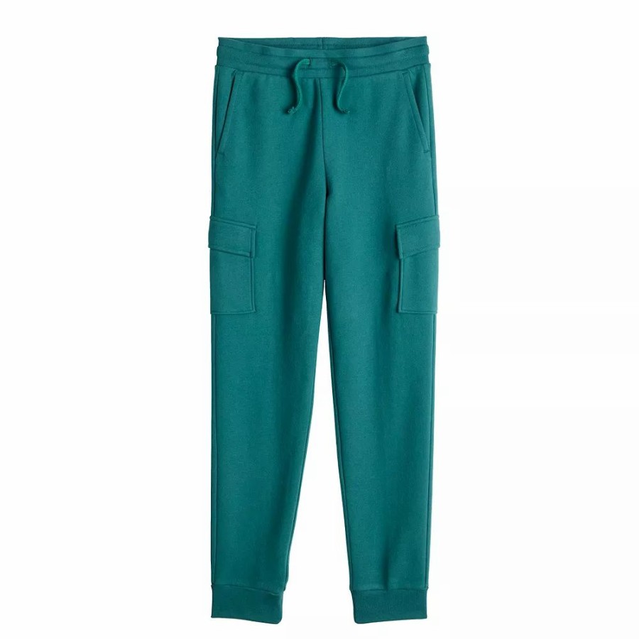 Bottoms * | Kids 7-20 Tek Gear Ultrasoft Fleece Cargo Joggers