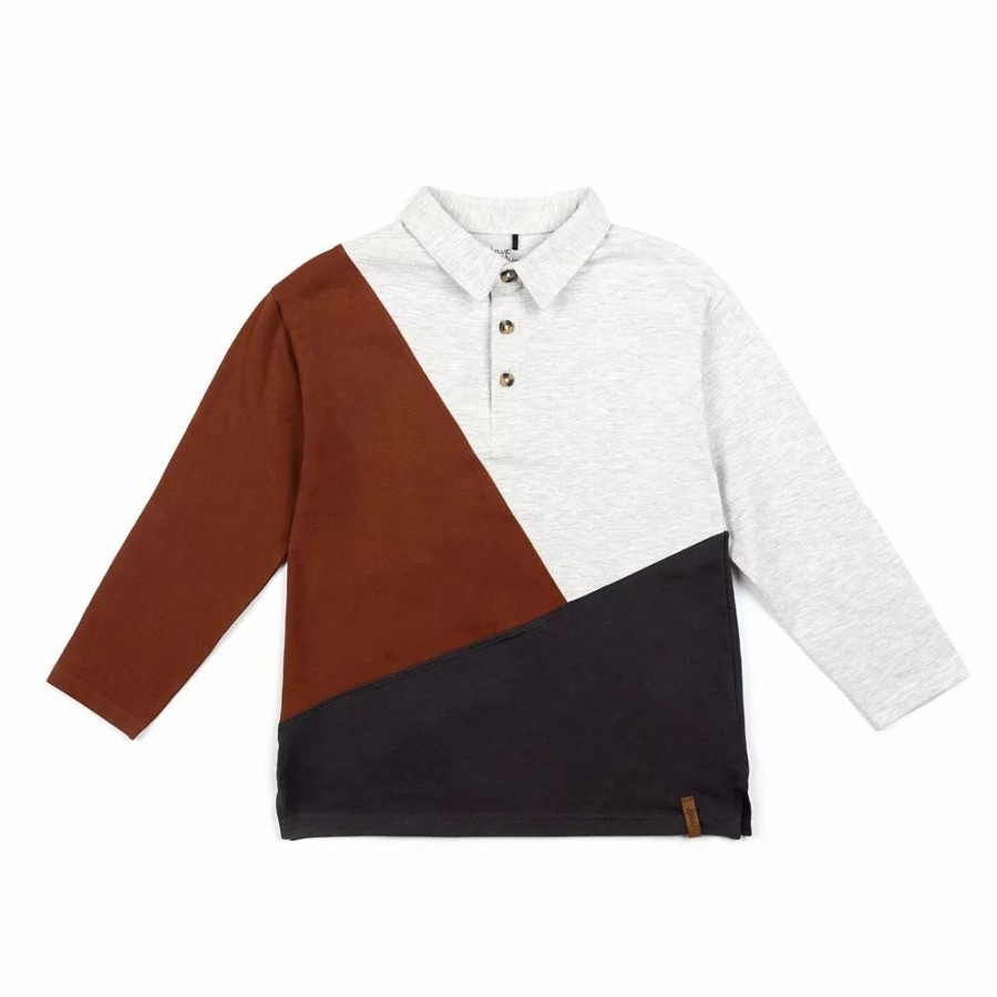 Tops * | Colorblock Jersey Polo