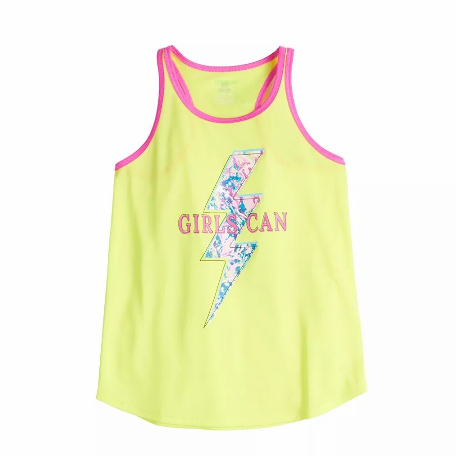 Tops * | Girls 7-16 Tek Gear Girls Can Tank